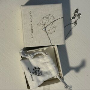 Opal heart necklace from Caitlyn Minimalist